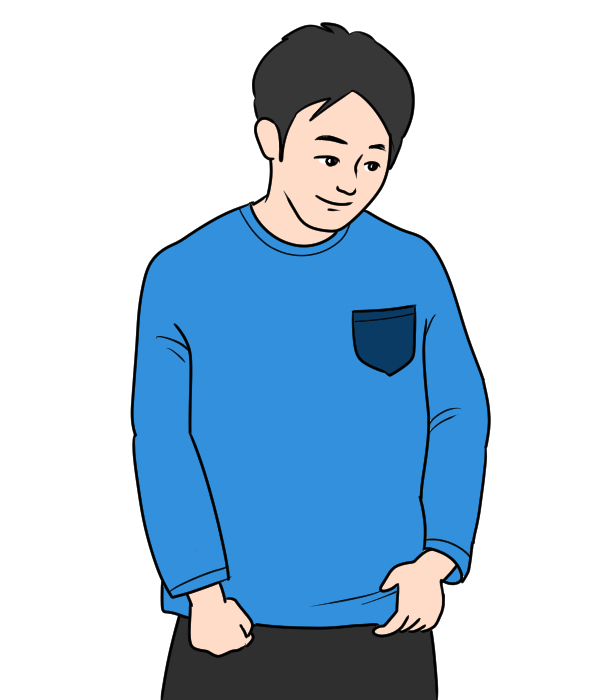 男性の肌