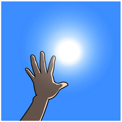 紫外線の吸収を防ぐ